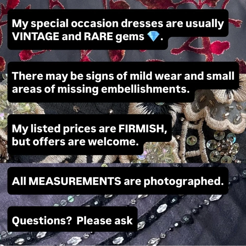 Vintage velvet burnout floral prom‎ formal dress maxi gown Ann Taylor 90s Y2K - Picture 13 of 14